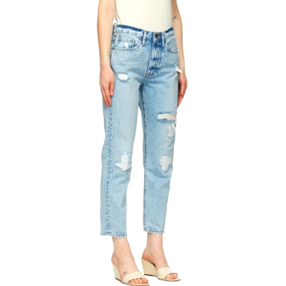 NWOT FRAME le piper distressed jeans - Picture 3 of 13